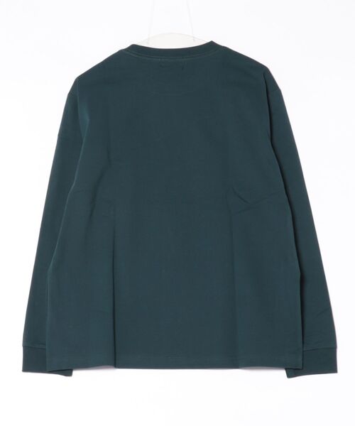 TAKA-Q（タカキュー）の「【綿混 ストレッチ】タカキュー ソロナ天竺 クルーネック 長袖Tシャツ（Tシャツ/カットソー・メンズ・ホワイト/ライトグレー/ダークグリーン/ブラック・X-LARGE/MEDIUM/LARGE）」の5枚目の写真