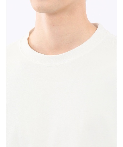 TAKA-Q（タカキュー）の「【綿混 ストレッチ】タカキュー ソロナ天竺 クルーネック 長袖Tシャツ（Tシャツ/カットソー・メンズ・ホワイト/ライトグレー/ダークグリーン/ブラック・X-LARGE/MEDIUM/LARGE）」の18枚目の写真