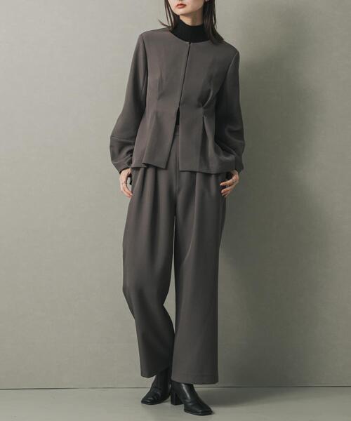 セットアップ セール】ウエストタックジャケットセットアップ（セットアップ