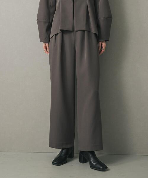 SENSE OF PLACE by URBAN RESEARCH（センスオブプレイスバイアーバンリサーチ）の「ウエストタックジャケットセットアップ（セットアップ・レディース・ブラック/グレー/ベージュ・SMALL/MEDIUM）」の13枚目の写真