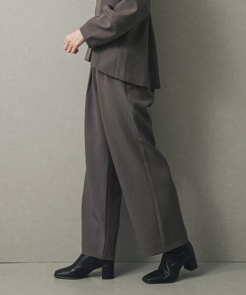 SENSE OF PLACE by URBAN RESEARCH（センスオブプレイスバイアーバンリサーチ）の「ウエストタックジャケットセットアップ（セットアップ・レディース・ブラック/グレー/ベージュ・SMALL/MEDIUM）」の14枚目の写真