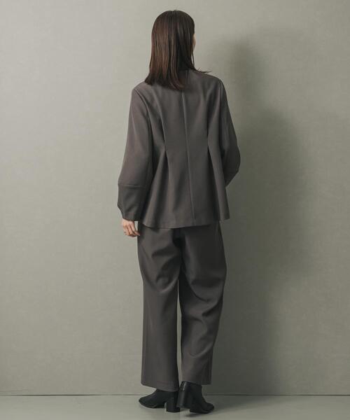 SENSE OF PLACE by URBAN RESEARCH（センスオブプレイスバイアーバンリサーチ）の「ウエストタックジャケットセットアップ（セットアップ・レディース・ブラック/グレー/ベージュ・SMALL/MEDIUM）」の16枚目の写真