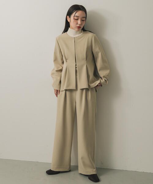 セットアップ セール】ウエストタックジャケットセットアップ（セットアップ