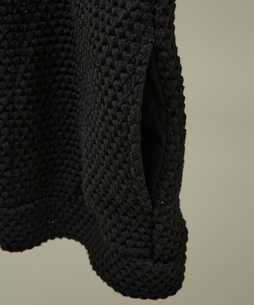 ABAHOUSE（アバハウス）の「メッシュニット ダブルジップパーカー（パーカー・メンズ・ベージュ/ブラック/オレンジ・48/46/44）」の10枚目の写真