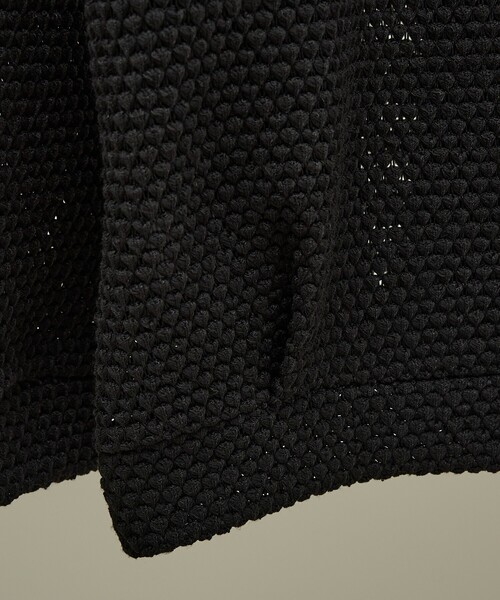 ABAHOUSE（アバハウス）の「メッシュニット ダブルジップパーカー（パーカー・メンズ・ベージュ/ブラック/オレンジ・48/46/44）」の8枚目の写真