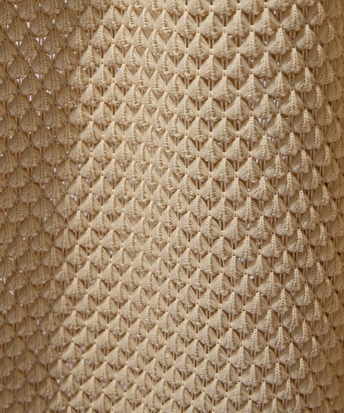 ABAHOUSE（アバハウス）の「メッシュニット ダブルジップパーカー（パーカー・メンズ・ベージュ/ブラック/オレンジ・48/46/44）」の9枚目の写真