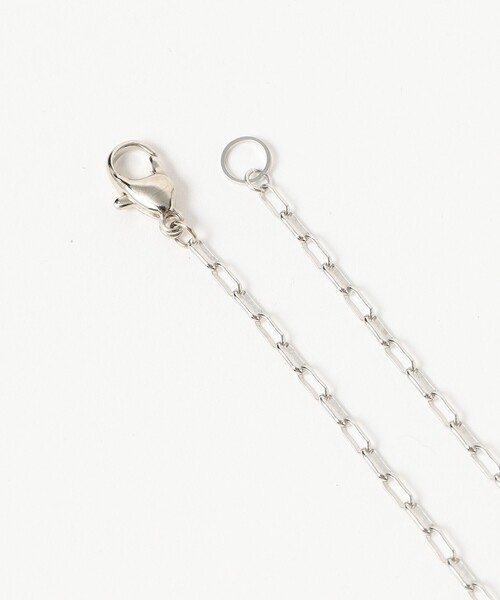 Ray BEAMS(レイビームス)の「ハートフレーム ストーン ネックレス(ネックレス・レディース・ミント/レッド・ONE SIZE)」の4枚目の写真