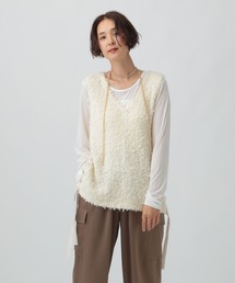 LEPSIM | 3ゲージレースアップリボンベスト　578285(ベスト)