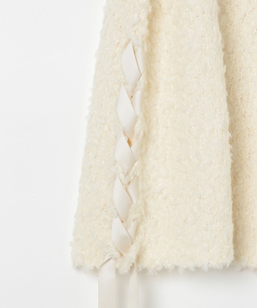 LEPSIM(レプシィム)の「3ゲージレースアップリボンベスト 578285(ベスト・レディース・ブラック/アイボリー・FREE)」の19枚目の写真