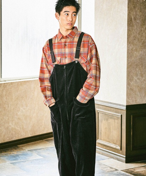 niko and...(ニコアンド)の「ヘビーウェイトチェックシャツ(シャツ/ブラウス・メンズ・グリーン/オレンジ・MEDIUM/LARGE)」の20枚目の写真