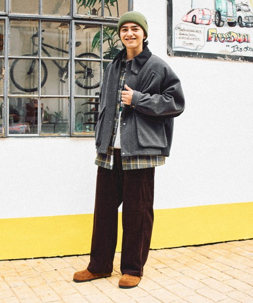 niko and...(ニコアンド)の「ヘビーウェイトチェックシャツ(シャツ/ブラウス・メンズ・グリーン/オレンジ・MEDIUM/LARGE)」の18枚目の写真