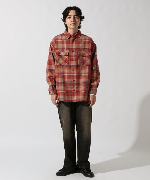 ヘビーウェイトチェックシャツ（シャツ/ブラウス）｜niko and