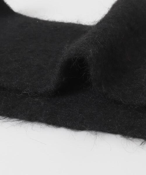 KBF(ケイビーエフ)の「エンドボーダーデザインマフラー(マフラー・レディース・キャメル/グレー/ブラック・ONE)」の15枚目の写真