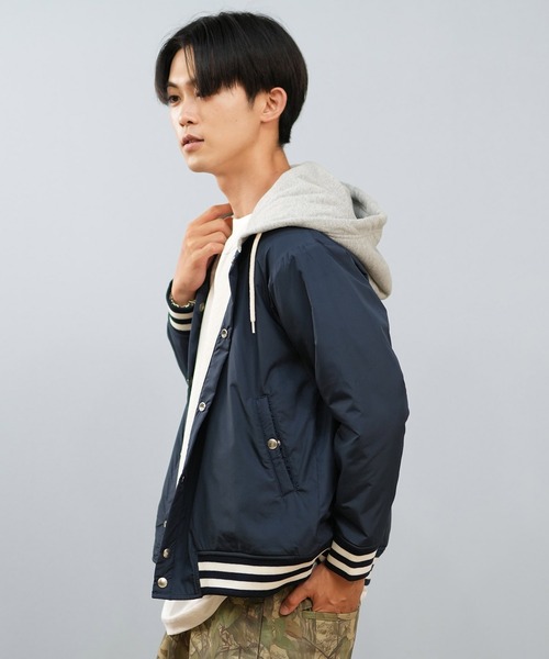 CHUMS（チャムス）の「CHUMS/チャムス スウェット スタジアムフーディー CH00-1523（スウェット・メンズ・ネイビー/ブラック・M/XL/2XL/L）」の5枚目の写真