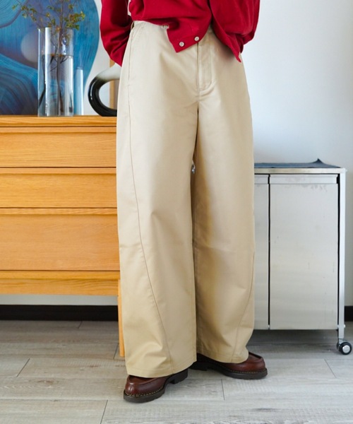 ZOZOMARKET（ゾゾマーケット）の「ZOZOMARKET by idaka - ツイストワークチノパンツ（チノパンツ・メンズ・ベージュ・マルチサイズ）」の3枚目の写真