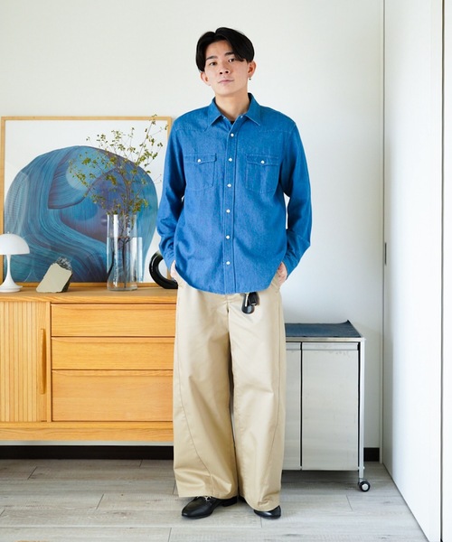 ZOZOMARKET（ゾゾマーケット）の「ZOZOMARKET by idaka - ツイストワークチノパンツ（チノパンツ・メンズ・ベージュ・マルチサイズ）」の7枚目の写真