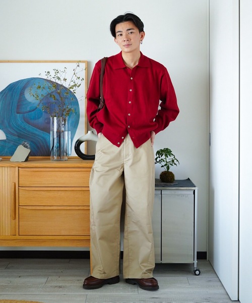 ZOZOMARKET（ゾゾマーケット）の「ZOZOMARKET by idaka - ツイストワークチノパンツ（チノパンツ・メンズ・ベージュ・マルチサイズ）」の5枚目の写真