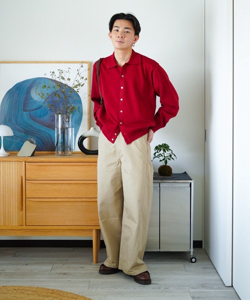 ZOZOMARKET（ゾゾマーケット）の「ZOZOMARKET by idaka - ツイストワークチノパンツ（チノパンツ・メンズ・ベージュ・マルチサイズ）」の6枚目の写真