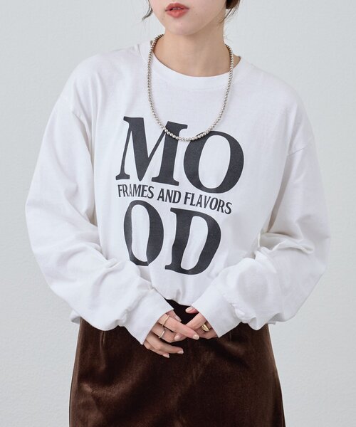 SHENERY（シーナリー）の「MOOD TEE（Tシャツ/カットソー・レディース・ホワイト/ブラウン・FREE）」の13枚目の写真