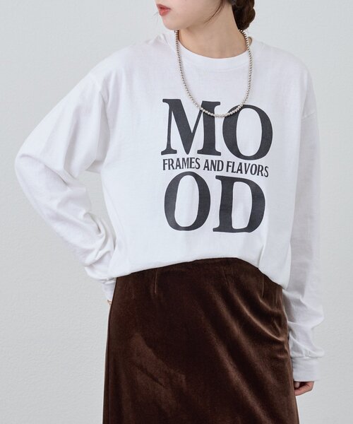 SHENERY（シーナリー）の「MOOD TEE（Tシャツ/カットソー・レディース・ホワイト/ブラウン・FREE）」の14枚目の写真