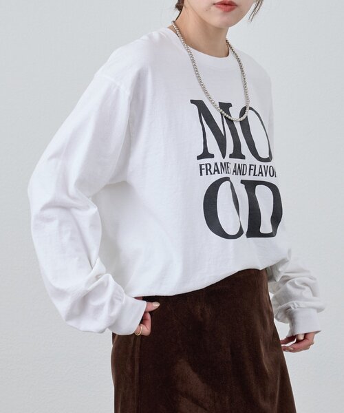SHENERY（シーナリー）の「MOOD TEE（Tシャツ/カットソー・レディース・ホワイト/ブラウン・FREE）」の17枚目の写真