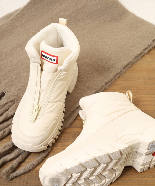 HUNTER イントレピッド ワンダラー アンクル ジップ スノー ブーツ
