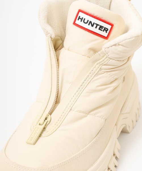 HUNTER(ハンター)の「HUNTER イントレピッド ワンダラー アンクル ジップ スノー ブーツ(ブーツ・レディース・ブラック/オフホワイト・23cm/25cm/24cm)」の7枚目の写真