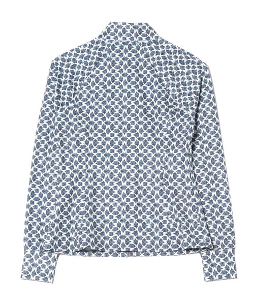 MICHAEL KORS(マイケルコース)の「ロゴプリント コットンブレンド クロップ ジップアップ(その他トップス・レディース・ブルー系・XS/S/M/L/XL)」の2枚目の写真
