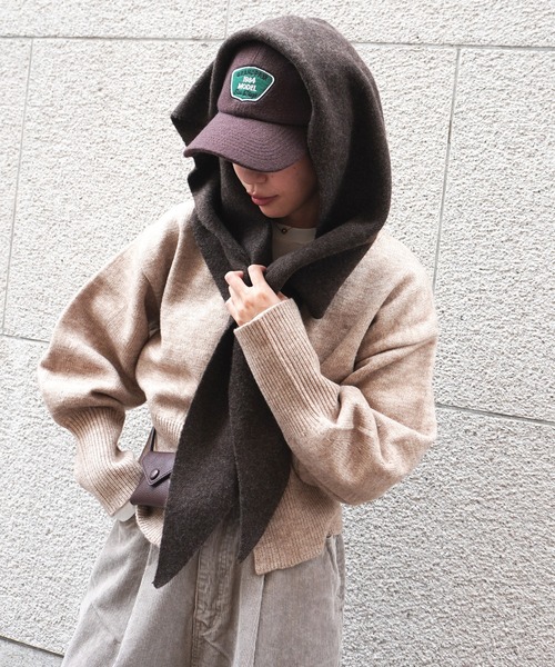 gossara(ゴサラ)の「アルパカタッチVネックCD(カーディガン/ボレロ・レディース・ベージュ/チャコール/アイボリー・FREE)」の11枚目の写真