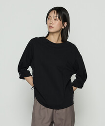 Gabardine K.T（ギャバジンケーティー）の「80／-ポンチ ブラウス見えプルオーバー（Tシャツ/カットソー）」