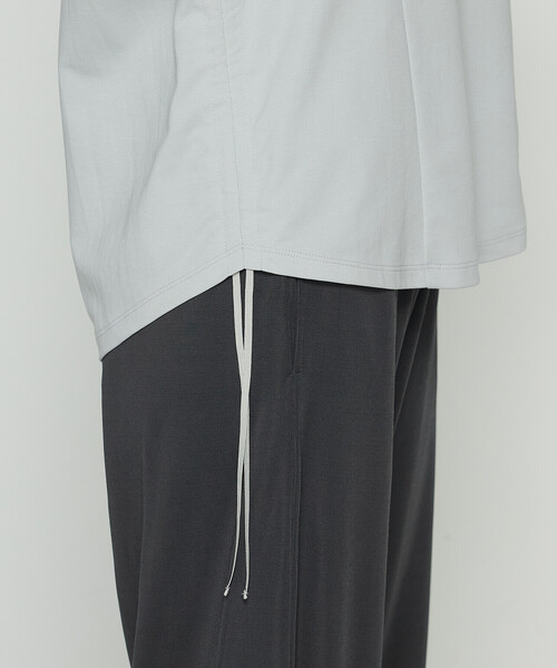 Gabardine K.T(ギャバジンケーティー)の「80/-ポンチ ブラウス見えプルオーバー(Tシャツ/カットソー・レディース・ライトベージュ/ブラック/チャコール/ライトグレー・9号)」の22枚目の写真