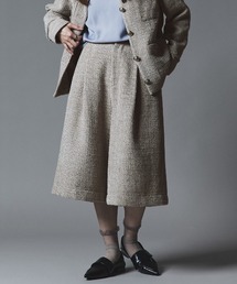 W:Huku | ウールミックス ツイード バミューダ パンツ / Wool-Blend Tweed Bermuda Shorts(その他パンツ)
