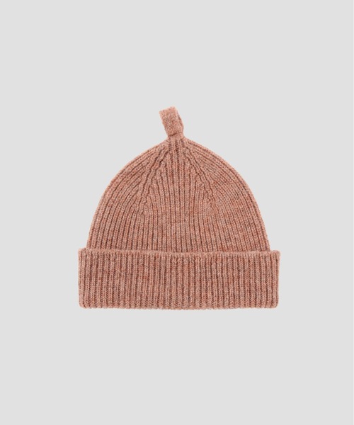 MHL.（エムエイチエル）の「MHL SIMPLE RIBBED HAT（ニットキャップ/ビーニー・レディース・ピンク/グレー/カーキ・FREE）」の3枚目の写真