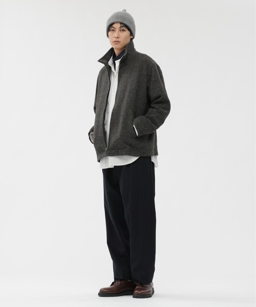 MHL.（エムエイチエル）の「MHL SIMPLE RIBBED HAT（ニットキャップ/ビーニー・レディース・ピンク/グレー/カーキ・FREE）」の16枚目の写真