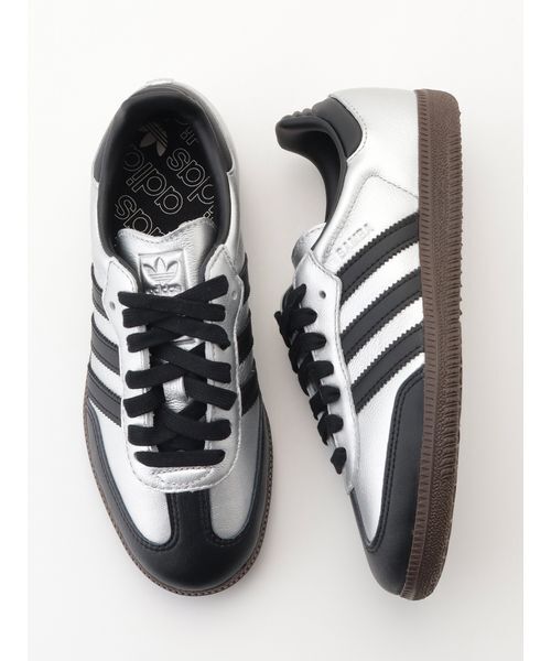 adidas Originals（アディダスオリジナルス）の「【adidas Originals】SAMBA OG（スニーカー・レディース・シルバー・23.5/24.5/25/22.5/24/23）」の2枚目の写真