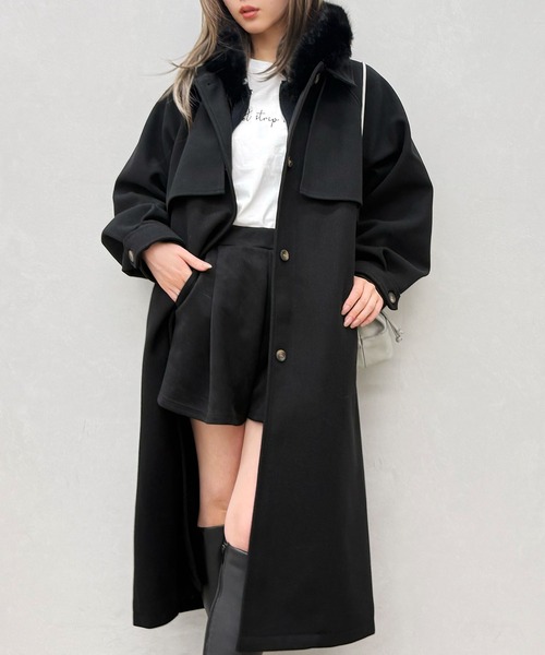 セール】アレンジカラーロングコート（トレンチコート）｜SpRay