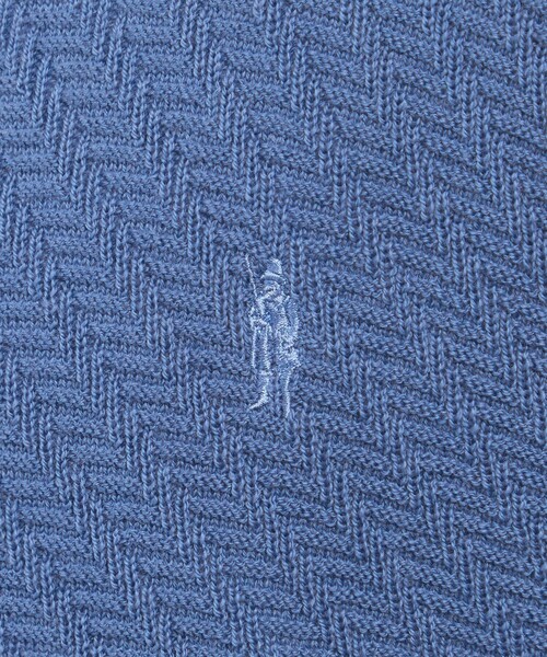 MACKINTOSH LONDON(マッキントッシュ ロンドン)の「【WEB・一部店舗限定】ハイゲージケーブルフルジップアップニット(ニット/セーター・メンズ・グレー系その他/ブルー系その他2/ネイビー/イエロー系その他2・M/L/XL)」の9枚目の写真