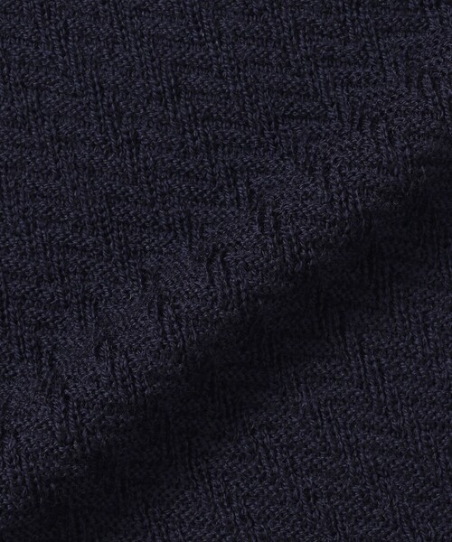 MACKINTOSH LONDON(マッキントッシュ ロンドン)の「【WEB・一部店舗限定】ハイゲージケーブルフルジップアップニット(ニット/セーター・メンズ・グレー系その他/ブルー系その他2/ネイビー/イエロー系その他2・M/L/XL)」の6枚目の写真