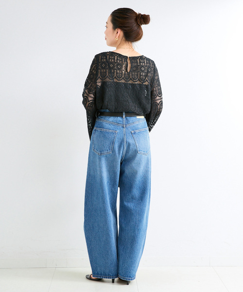 B.C STOCK(ベーセーストック)の「《追加2》手洗い可 / 総レースブラウス(シャツ/ブラウス・レディース・ブラック/アイボリー・FREE)」の9枚目の写真