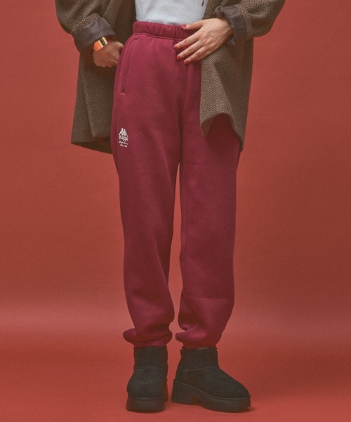 Kappa（カッパ）の「≪Kappa×and ST ウェルネスクラブ≫シンプルロゴスウェットパンツ (ユニセックス)（スウェットパンツ・レディース・レッド/ライトグリーン/ブラック/ホワイト/グレー・SMALL/MEDIUM/LARGE）」の5枚目の写真