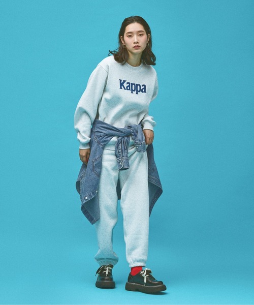 Kappa（カッパ）の「≪Kappa×and ST ウェルネスクラブ≫シンプルロゴスウェットパンツ (ユニセックス)（スウェットパンツ・レディース・レッド/ライトグリーン/ブラック/ホワイト/グレー・SMALL/MEDIUM/LARGE）」の6枚目の写真