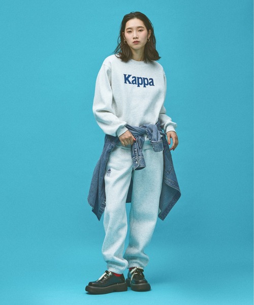 Kappa（カッパ）の「≪Kappa×and ST ウェルネスクラブ≫シンプルロゴスウェットパンツ (ユニセックス)（スウェットパンツ・レディース・レッド/ライトグリーン/ブラック/ホワイト/グレー・SMALL/MEDIUM/LARGE）」の7枚目の写真