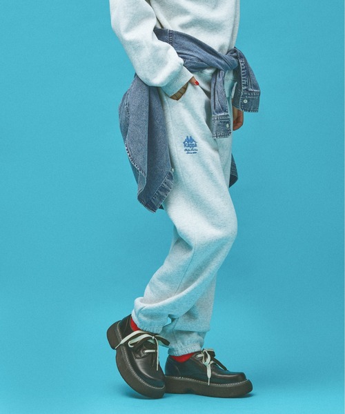 Kappa（カッパ）の「≪Kappa×and ST ウェルネスクラブ≫シンプルロゴスウェットパンツ (ユニセックス)（スウェットパンツ・レディース・レッド/ライトグリーン/ブラック/ホワイト/グレー・SMALL/MEDIUM/LARGE）」の9枚目の写真