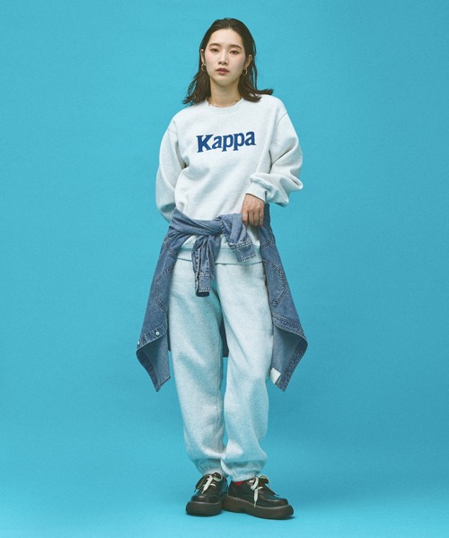 Kappa（カッパ）の「≪Kappa×and ST ウェルネスクラブ≫シンプルロゴスウェットパンツ (ユニセックス)（スウェットパンツ・レディース・レッド/ライトグリーン/ブラック/ホワイト/グレー・SMALL/MEDIUM/LARGE）」の10枚目の写真