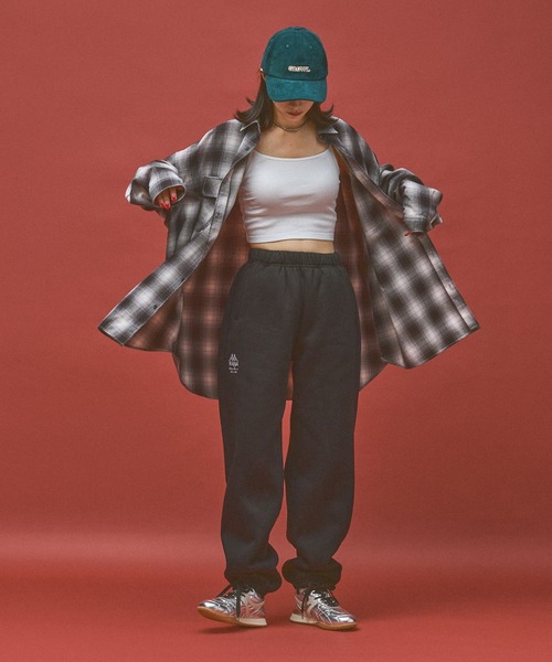 Kappa（カッパ）の「≪Kappa×and ST ウェルネスクラブ≫シンプルロゴスウェットパンツ (ユニセックス)（スウェットパンツ・レディース・レッド/ライトグリーン/ブラック/ホワイト/グレー・SMALL/MEDIUM/LARGE）」の14枚目の写真