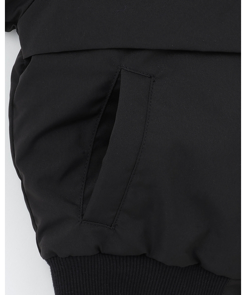 XLARGE KIDS（エクストララージキッズ）の「パファージャケット（ブルゾン・キッズ・カラフル/ブラック・140cm/120cm/130cm/110cm/100cm/90cm）」の17枚目の写真