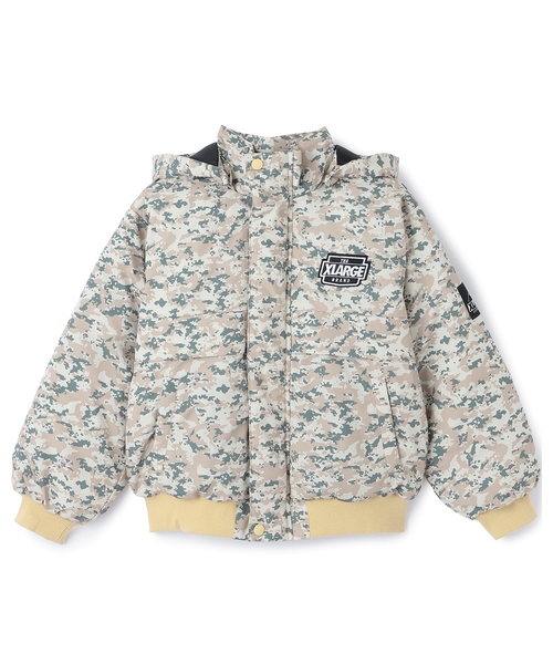 XLARGE KIDS（エクストララージキッズ）の「パファージャケット（ブルゾン・キッズ・カラフル/ブラック・140cm/120cm/130cm/110cm/100cm/90cm）」の9枚目の写真