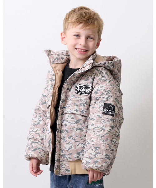 XLARGE KIDS（エクストララージキッズ）の「パファージャケット（ブルゾン・キッズ・カラフル/ブラック・140cm/120cm/130cm/110cm/100cm/90cm）」の8枚目の写真