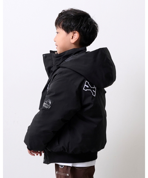 XLARGE KIDS（エクストララージキッズ）の「パファージャケット（ブルゾン・キッズ・カラフル/ブラック・140cm/120cm/130cm/110cm/100cm/90cm）」の5枚目の写真