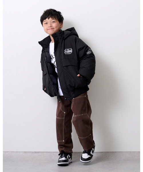 XLARGE KIDS（エクストララージキッズ）の「パファージャケット（ブルゾン・キッズ・カラフル/ブラック・140cm/120cm/130cm/110cm/100cm/90cm）」の3枚目の写真